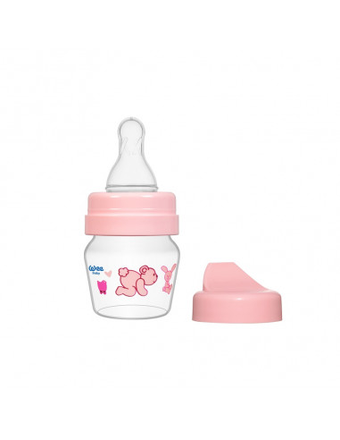 Paharut 30 ml copii plastic cu tetina rotunda - cod 778