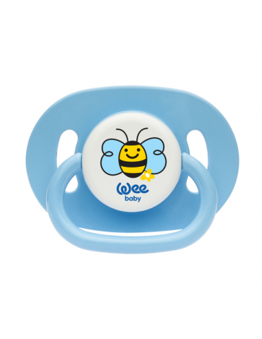 Suzeta din silicon ovala cu desen, nr. 1, cod 829