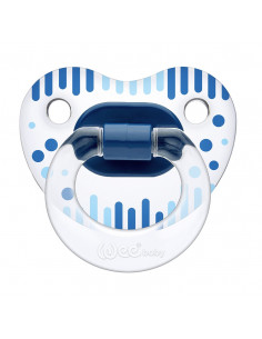 Suzeta silicon ortodontica transparenta desen nr 2 - cod 837