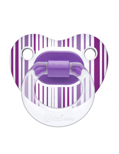 Suzeta silicon ortodontica transparenta desen...