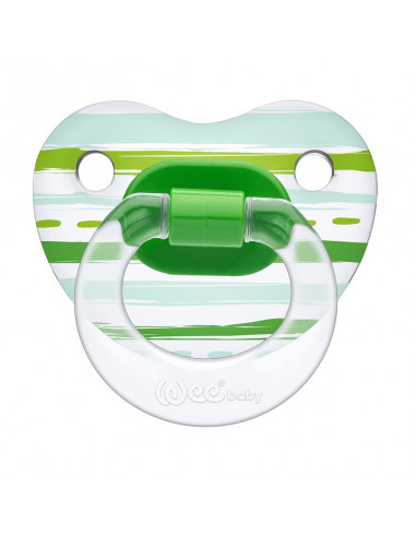 Suzeta silicon ortodontica transparenta desen...