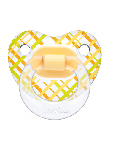 Suzeta silicon ortodontica transparenta desen...