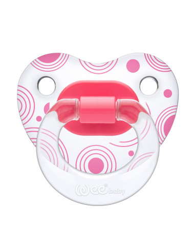 Suzeta silicon ortodontica transparenta desen...