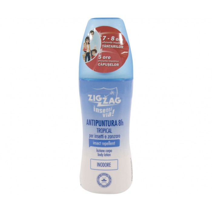 Zig Zag lotiune impotriva tantarilor fara miros x 100ml
