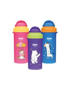 Cană cu pai 240 ml, 6+ luni — cod 896, Wee Baby