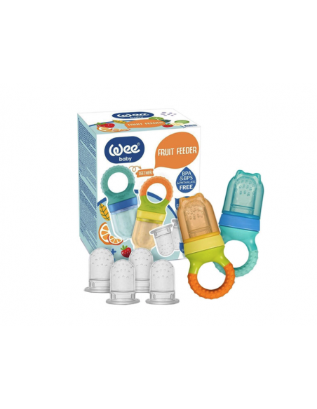 Set de doua suzete pentru pulpa fructelor 4 tetina de rezerva, cod 949
