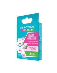 Gerovital Acne Stop Blackheads Parches – 8 benzi