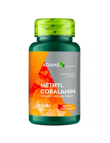Metilcobalamina 1000mcg, 30 tablete, Adams