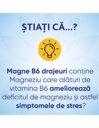 Magne B6, 100 drajeuri, OPELLA HEALTHCARE