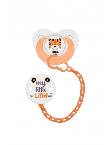Set lantisor suzeta + suzeta silicon nr. 1 - cod 371