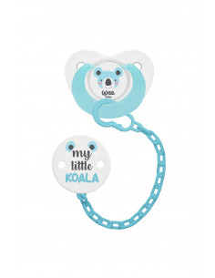 Set lantisor suzeta + suzeta silicon nr. 2 - cod 372