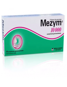 Mezym Forte 10000, 10 comprimate filmate , Berlin Chemie...
