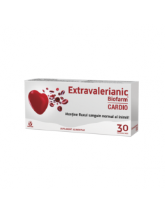 Extravalerianic Cardio, 30 cps moi, Biofarm