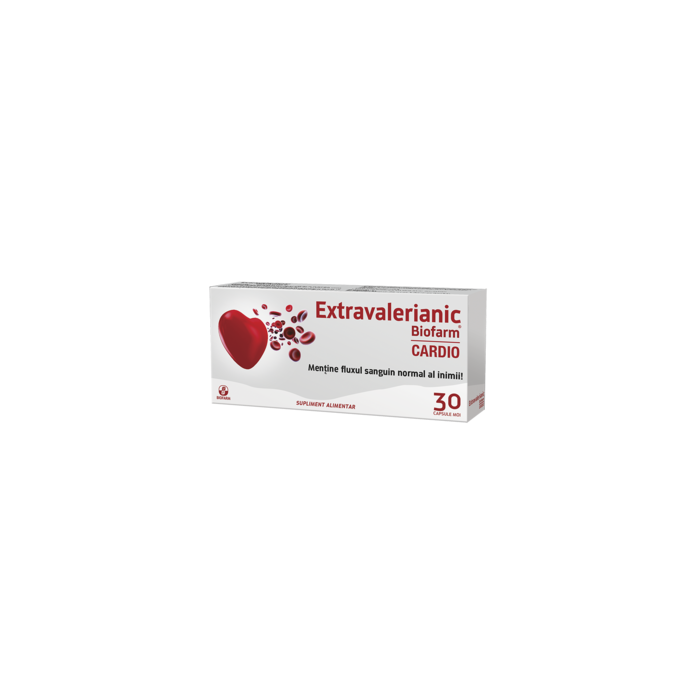 Extravalerianic Cardio, 30 cps moi, Biofarm
