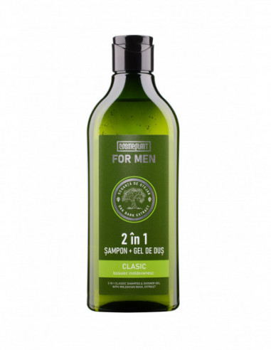 Cosmeplant men sampon + gel de dus 2 in 1 clasic, 400 ml, Viorica Cosmetics