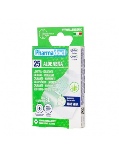 Plasturi cu aloe vera, 25 bucati, Pharmadoct