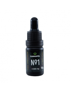 Ulei canabis CBD Cannapol No.1 40%, 10g, Adams