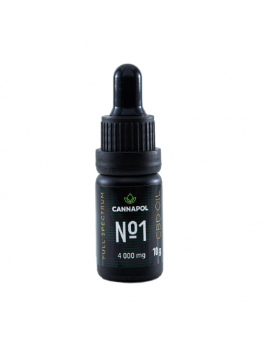 Ulei canabis CBD Cannapol No.1 40%, 10g, Adams