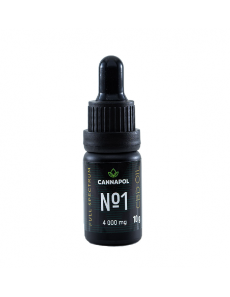 Ulei canabis CBD Cannapol No.1 40%, 10g, Adams