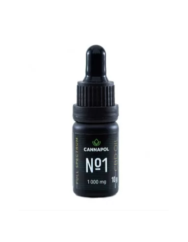 Ulei canabis CBD Cannapol No.1 10%, 10g, Adams