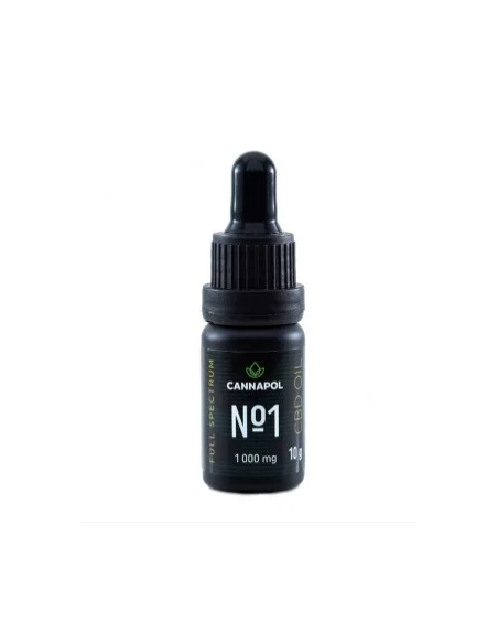 Ulei canabis CBD Cannapol No.1 10%, 10g, Adams