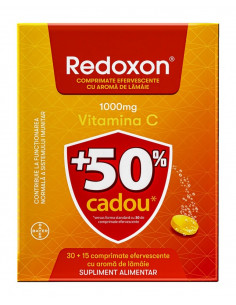 Redoxon vitamina C 1000mg lamaie, 30 comprimate...