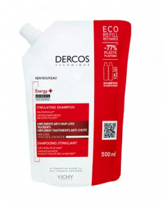 Vichy dercos sampon energy+ cu aminexil ECO, 500ml, LA...
