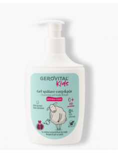 Gerovital Kids Hydra‑Care gel corp & păr 300 ml