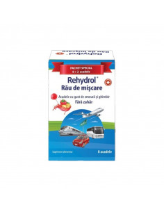 Rehydrol rau de miscare, 8 acadele, MBA PHARMA