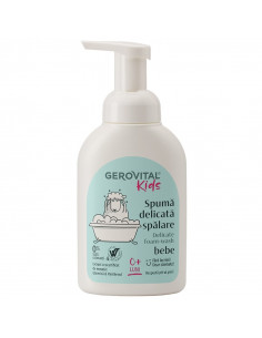 Gerovital kids spuma delicata spalare bebe, 300ml, FARMEC...