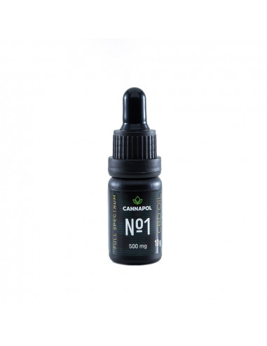 Ulei canabis CBD Cannapol No.1 5%, 10g, Adams