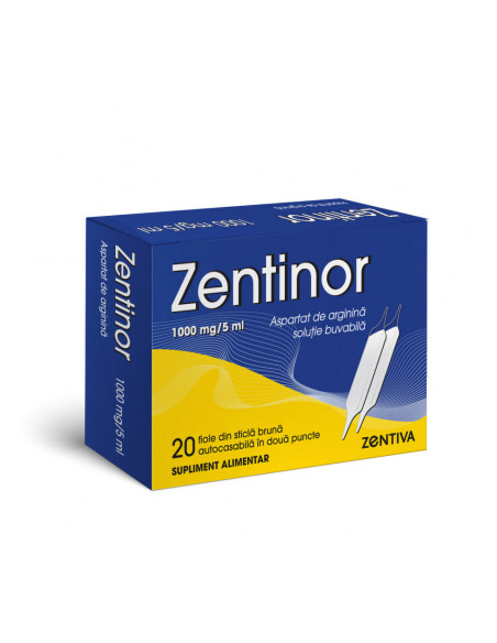Zentinor, 20 fiole, ZENTIVA SA (ROMANIA)