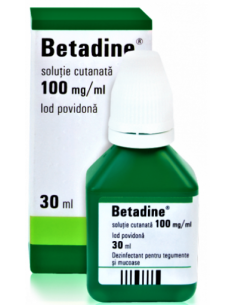 Betadine sol 10%, 30ml, EGIS PHARMACEUTICALS UNGARIA