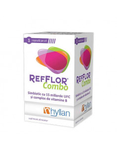 RefFlor combo probiotice  vitamina B, 10 capsule, HYLLAN...