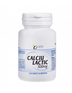 Calciu lactic 500 mg, 100 comprimate, ADYA GREEN PHARMA