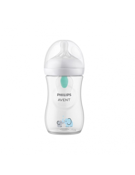 Biberon natural elefant 1luna+, 260ml, Philips Avent