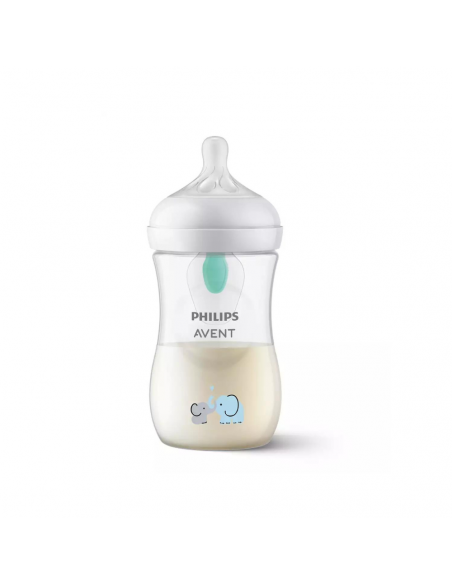 Biberon natural elefant 1luna+, 260ml, Philips Avent