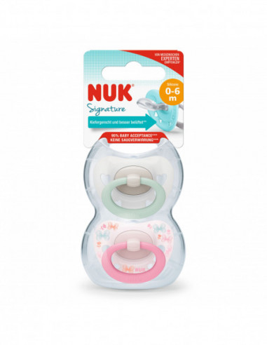 Suzeta Signature din silicon m1 0-6 luni, 2...