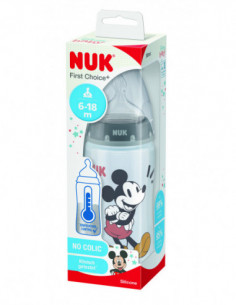 Biberon FC+ Disney cu tetina din silicon m2 6-18luni,...