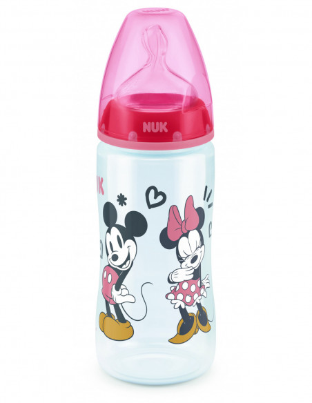 Biberon FC+ Disney cu tetina din silicon m2 6-18luni, 300ml, NUK BABY PRODUCT GmbH