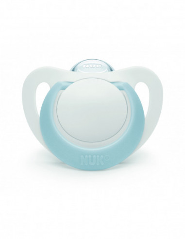 Suzeta Star din latex, 0-6luni, 2 bucati, NUK...
