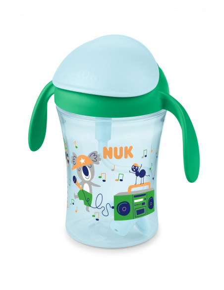 Cana cu pai Motion verde, 230ml, NUK BABY PRODUCT GmbH
