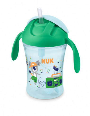 Cana cu pai Motion verde, 230ml, NUK BABY...