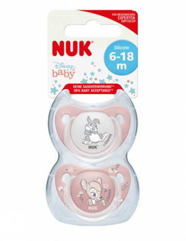 Suzeta Disney Bambi din silicon m2 6-18luni, 2...