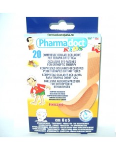 Pharmadoct Kids Emoticons — plasturi pentru copii, 20 bucăți