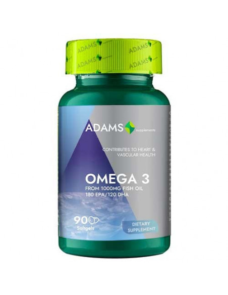 Omega3 1000mg, 90 capsule, Adams