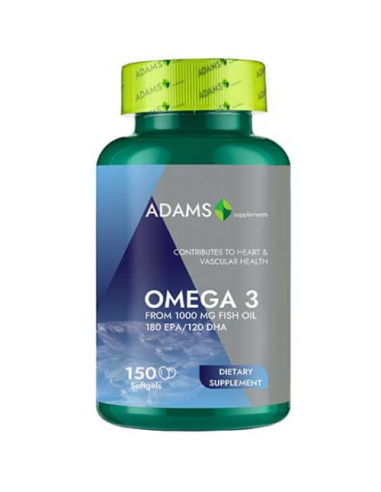 Omega3 1000mg, 150 capsule, Adams