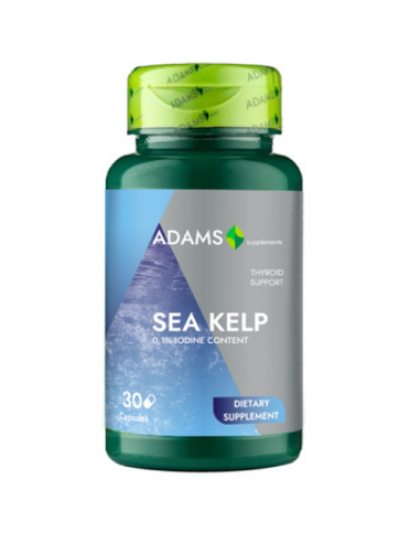 Sea Kelp - Iod Natural - 600mg, 30 capsule, Adams