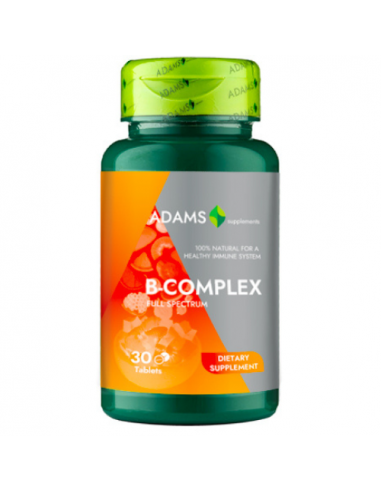 B-Complex, 30 tablete, Adams