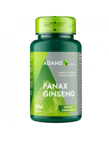Panax Ginseng 1000mg, 30 capsule, Adams